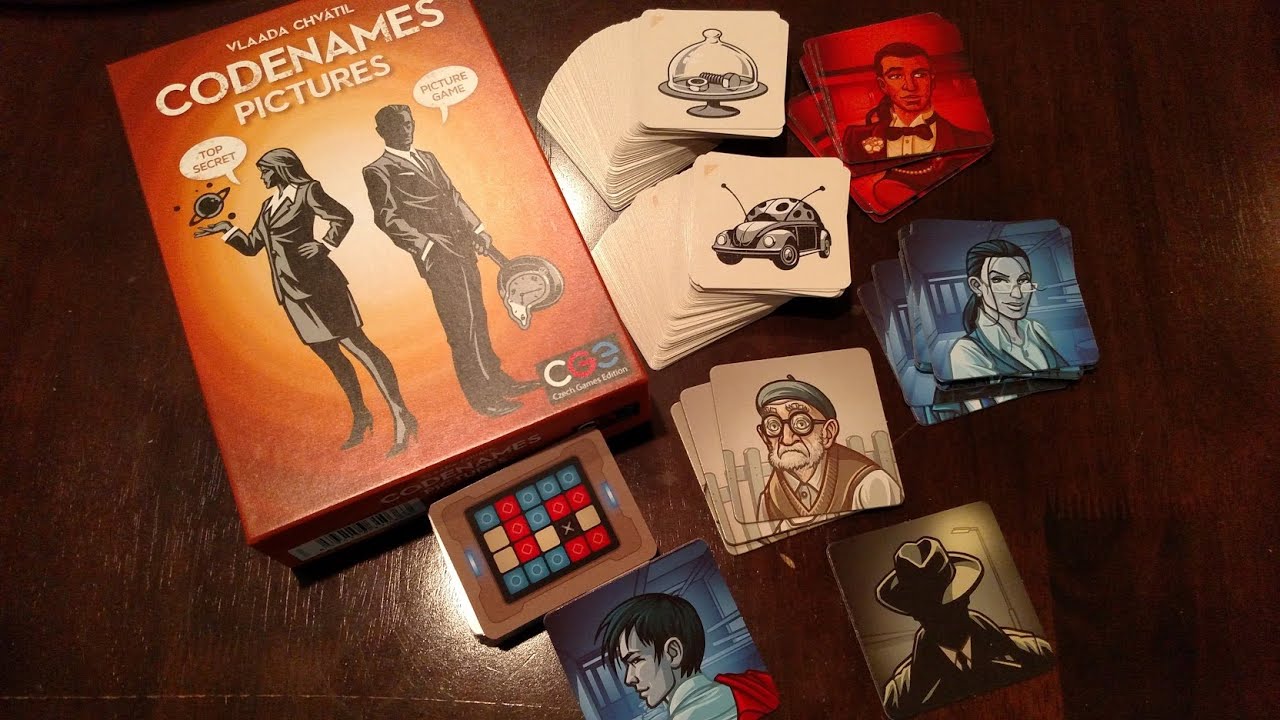 Codenames Pictures Unboxing