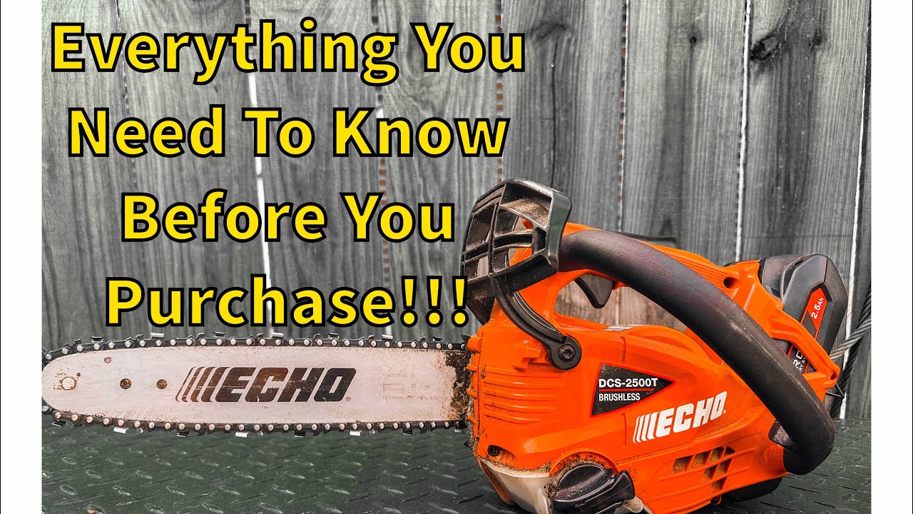 //Echo 2500T Battery Saw Review\\Must Watch//