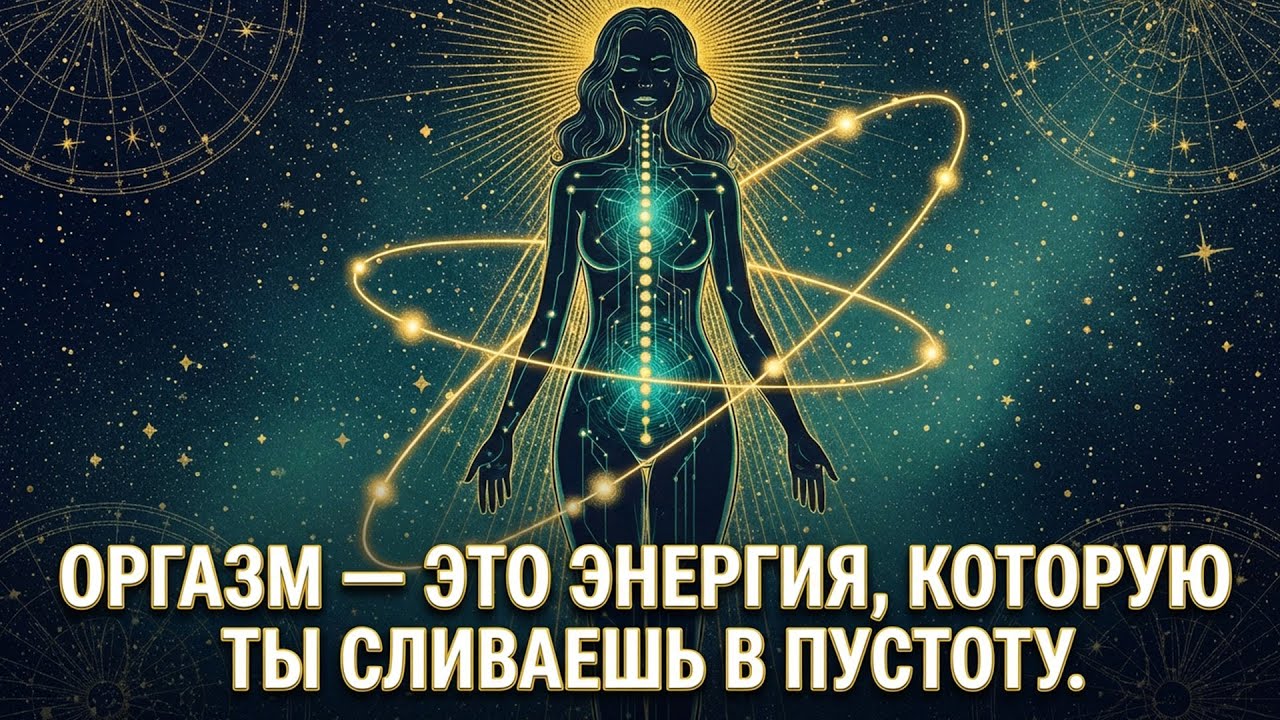 ТО, ЧТО ТВОЁ ТЕЛО ПРОИЗВОДИТ —  ты сливаешь в пустоту каждый раз