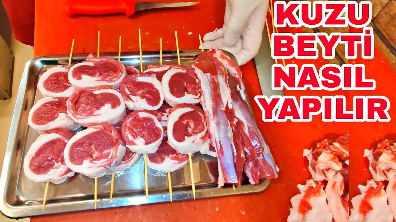 KUZU BEYTİ NASIL YAPILIR, ET İŞLEME TEKNİKLERİ,