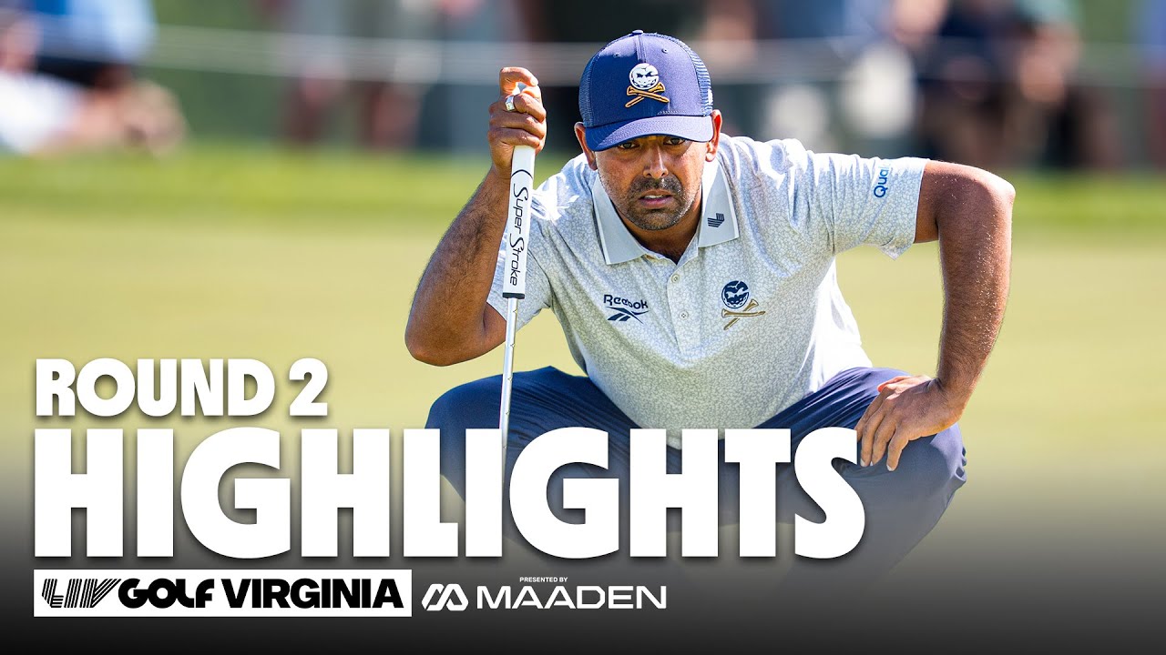Anirban Lahiri shoots a 64! FULL HIGHLIGHTS: ROUND 2 | LIV GOLF VIRGINIA