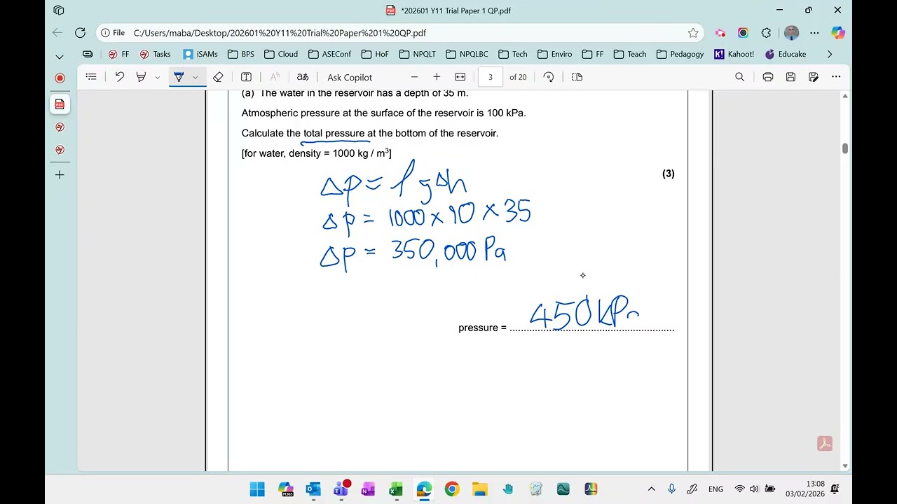 Y11 IGCSE Physics Trial Exam, Paper 1, Q1.