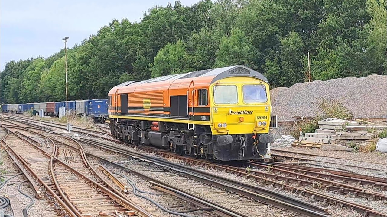 Morning trains at Fareham Station 31/07/25.