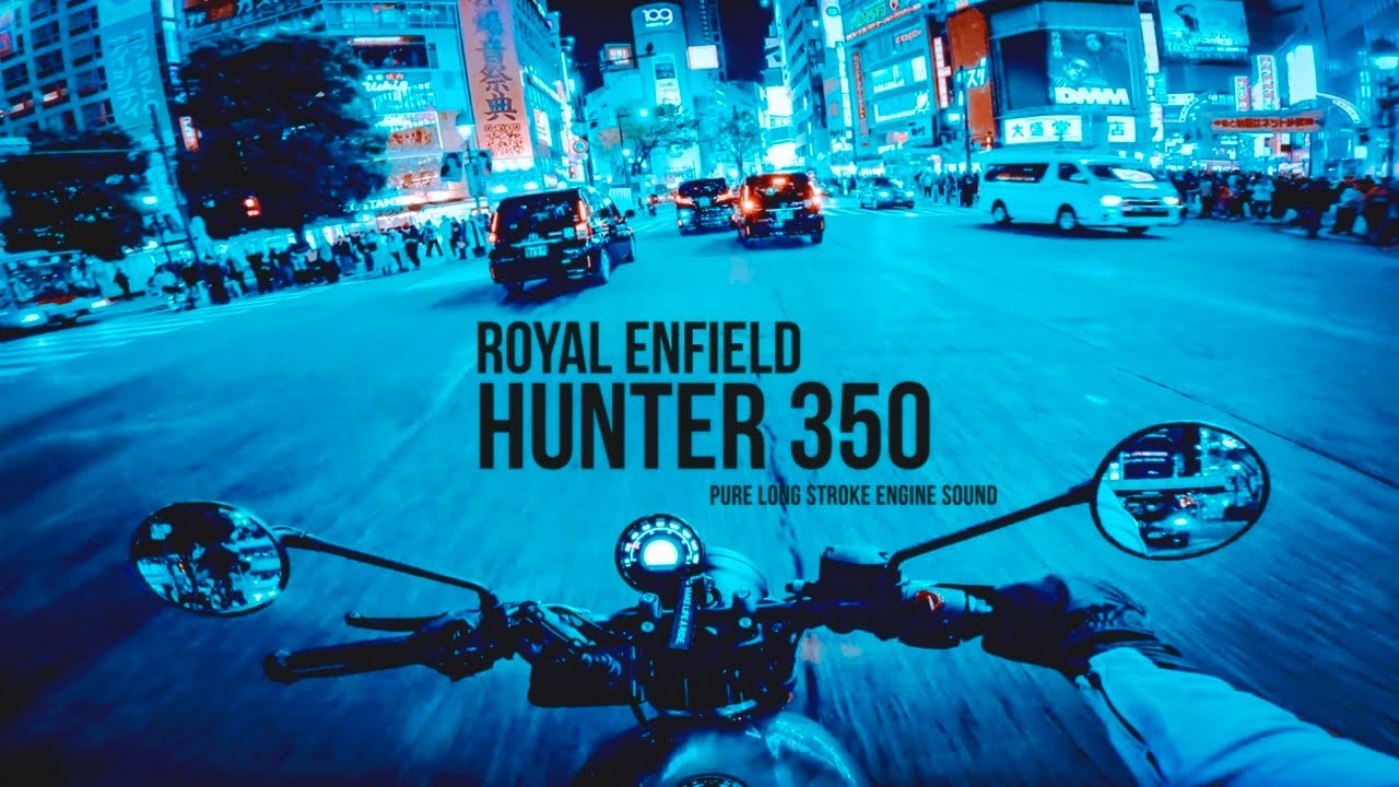 The Real McCoy - Royal Enfield Hunter 350 Pure Sound. (Tokyo Night)