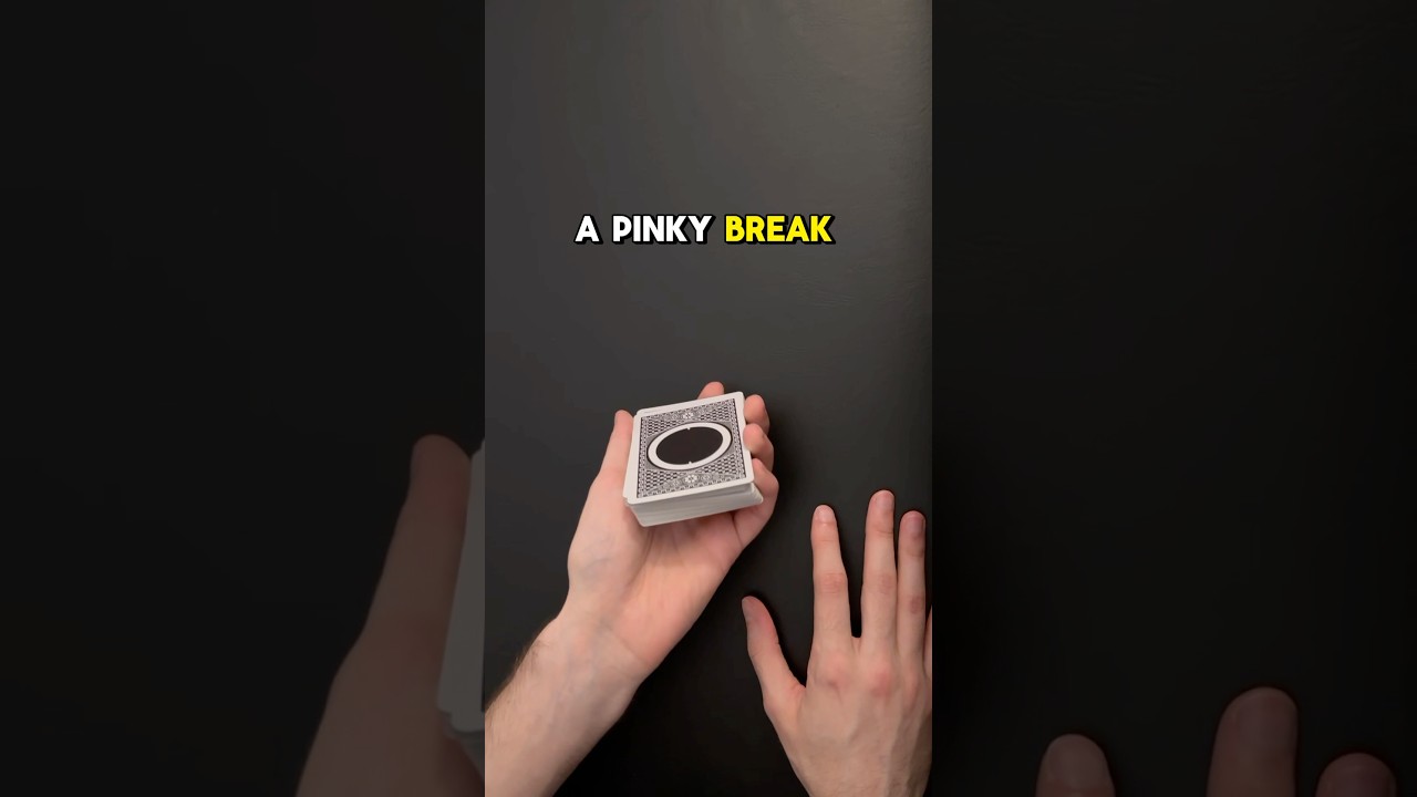 How To Hold A Pinky Break - Tutorial #magic #tricks #tutorial