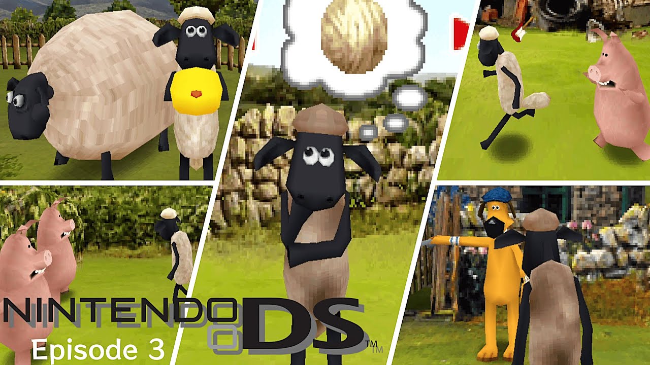 Shaun the Sheep | Episode 3 | Nintendo DS | Gameplay 🐑💛🐑💛🐑💛🐑💛