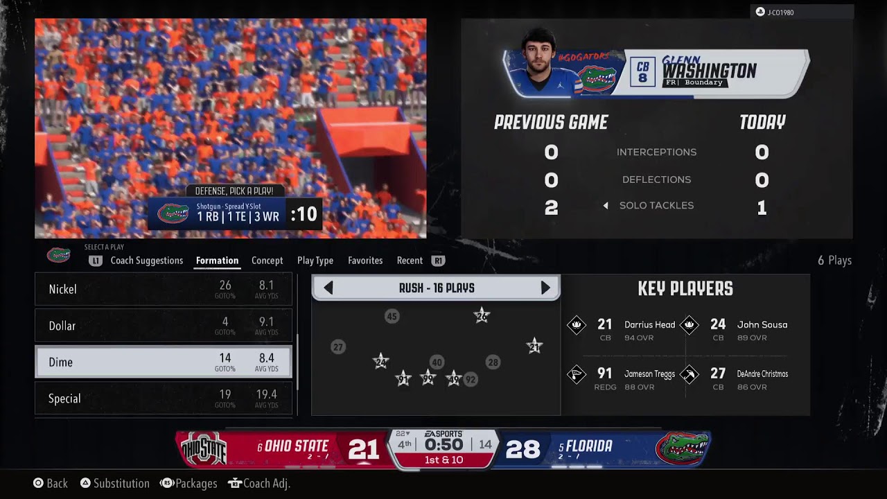 NCAAF26 vs #6 Ohio St