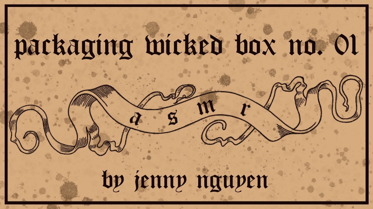 ASMR (No Talking) - Packaging Wicked Box No. 01
