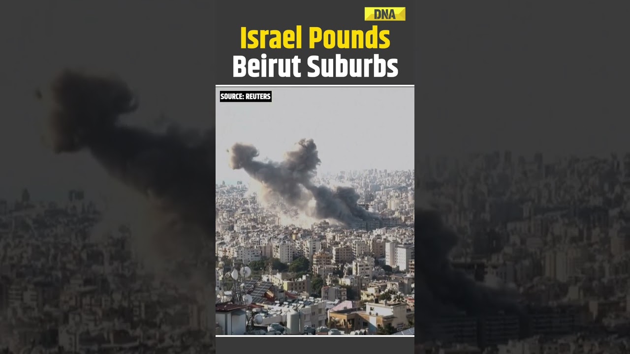 Iran Israel War: Explosion Rocks Beirut After Israeli Airstrike On Southern Suburbs| Israel Iran War