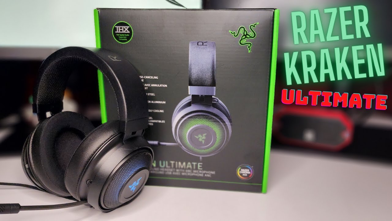 Razer Kraken Ultimate USB Headset - Unboxing and Sound Test