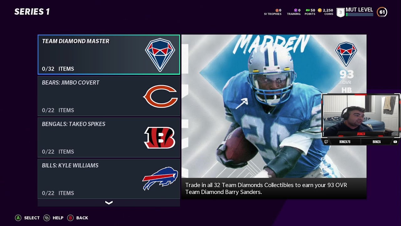 All Madden Team Diamonds, Madden 21