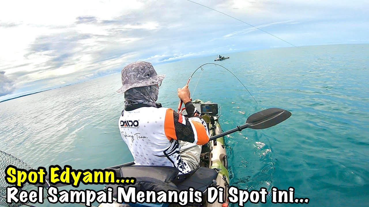 BIKIN IRI PARA PEMANCING ..!!! JANGAN COBA PAKE PANCING KECIL KALO KETEMU SPOT SEPERTI INI ....
