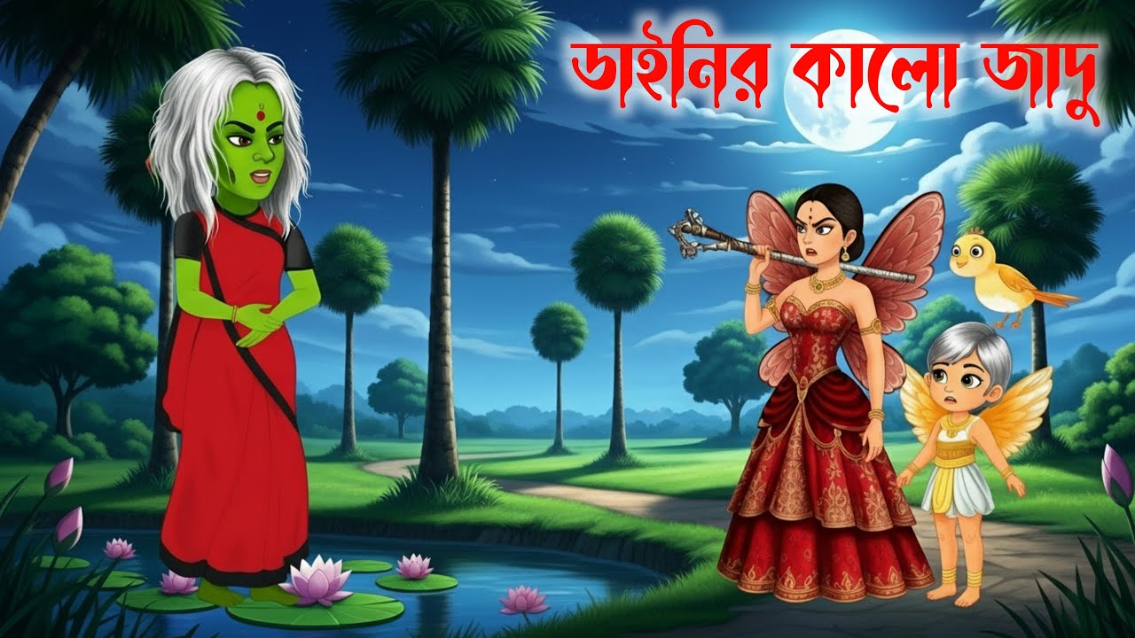 ডাইনির কালো জাদু | Bhuter Cartoon | Bengali Horror Stories | Bangla Notun Golpo