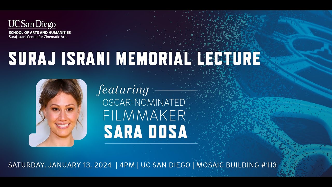 The 2024 Suraj Israni Memorial Lecture featuring Sara Dosa