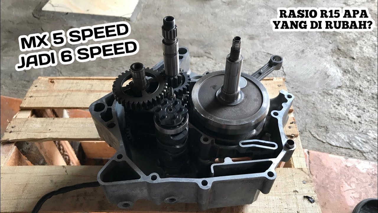 Jupiter mx new 6 speed rasio pake punya r15 vva