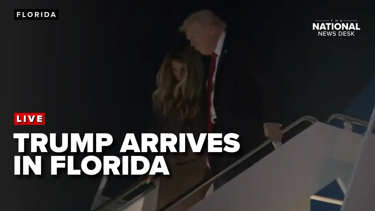 President Trump arrives in Flordia