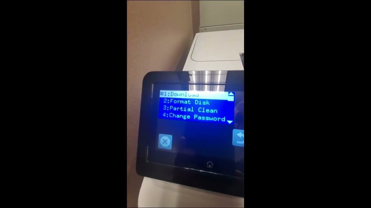 How to enter preboot menu and upgrade firmware on HP M607 M608 M609 M611 hangs on initialization