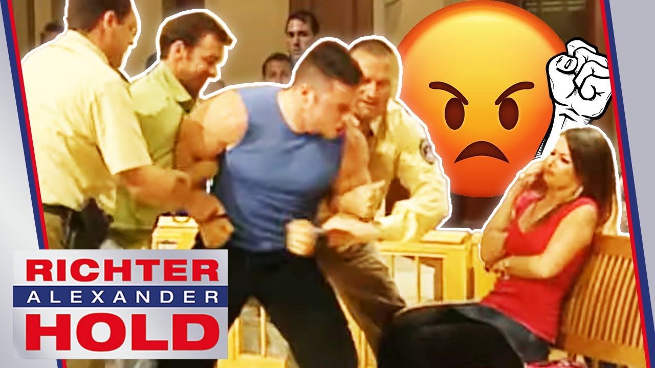 ANGRIFF 👊🏽 3 POLIZISTEN müssen ANGEKLAGTEN zurückhalten ⚡ | 2/2 | Richter Alexander Hold