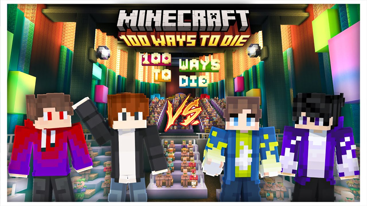 100 Ways To Die – 2 Teams War 😂| Minecraft in Telugu | Maddy Telugu Gamer