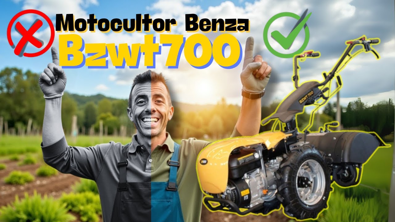 🚜 Pequeño Pero Matón: El Motocultor Que Sorprende 💪🔥 | Benza BZWT 700