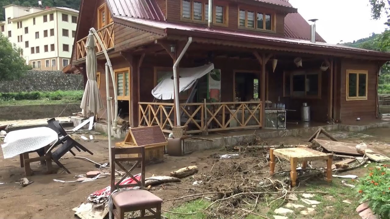 Rize Çayeli'nde Afet Sonrası Görüntüler