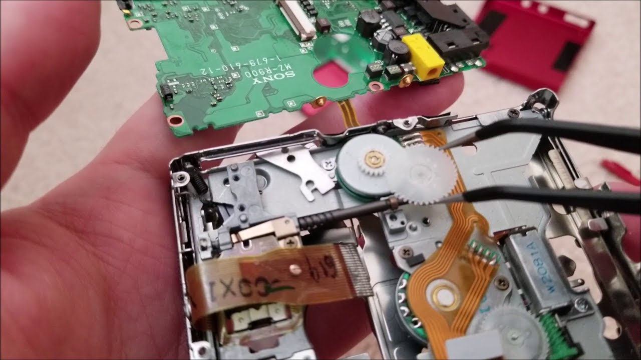 Let's Fix: Sony MZ-R900 Minidisc Laser Replacement