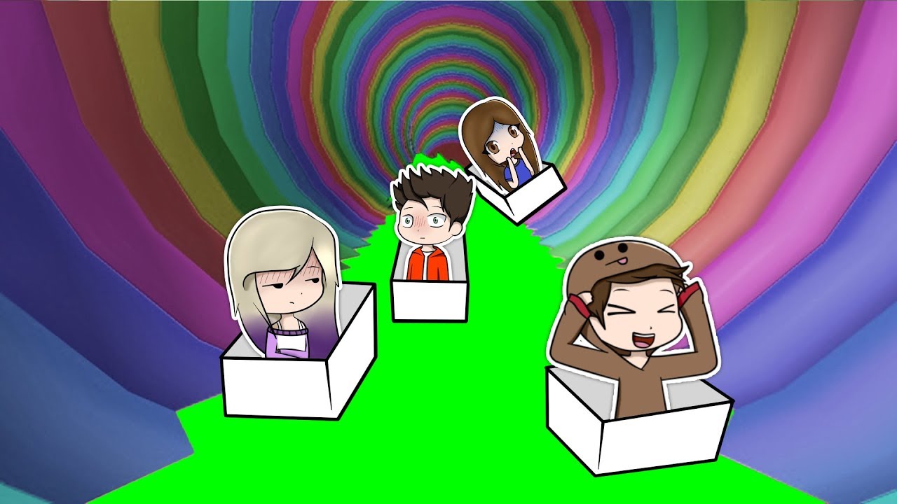 CARRERA DE CAJAS EN EL TOBOGÁN DE SLIME DE ROBLOX