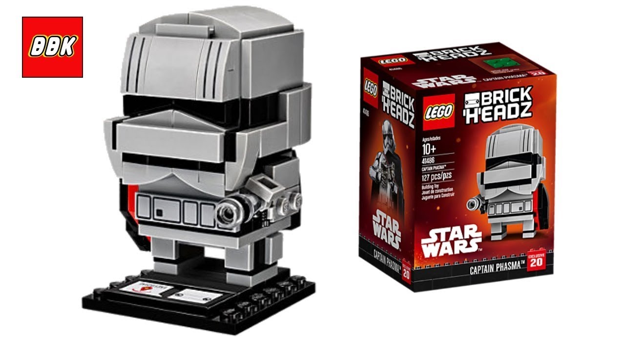 LEGO BrickHeadz CAPTAIN PHASMA 41486 Star Wars Speed Build Review