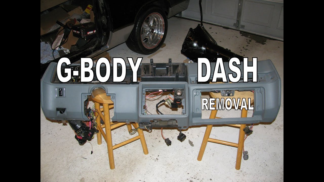 G-Body Dashboard Removal!!!  1987 Olds 442: Video 33