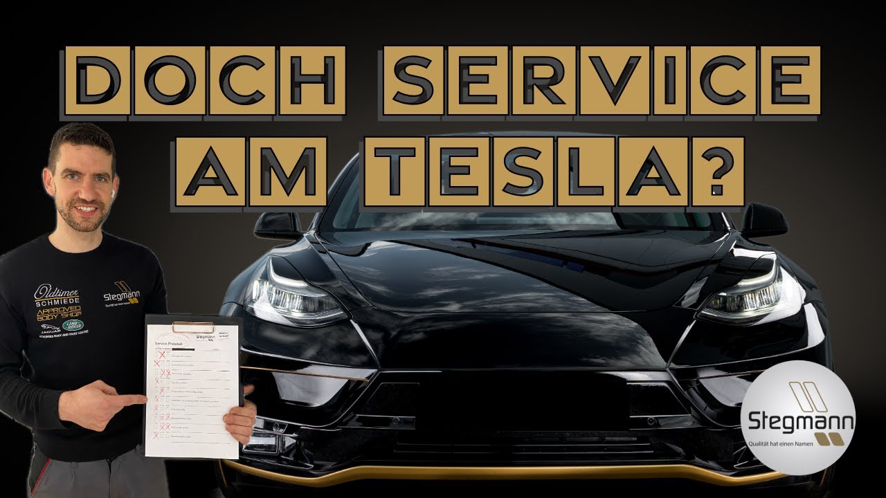 Service am Tesla & Verabschiedung eines guten Freundes #model3 #modely #models #modelx