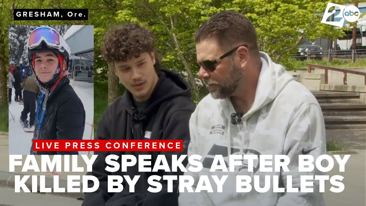 Family of 13-year-old shot, killed while asleep in Gresham apartment holds press conference