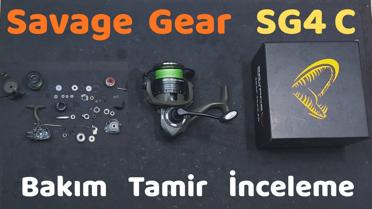 Savage Gear SG4C Olta Makinesi Bakım Tamir İnceleme