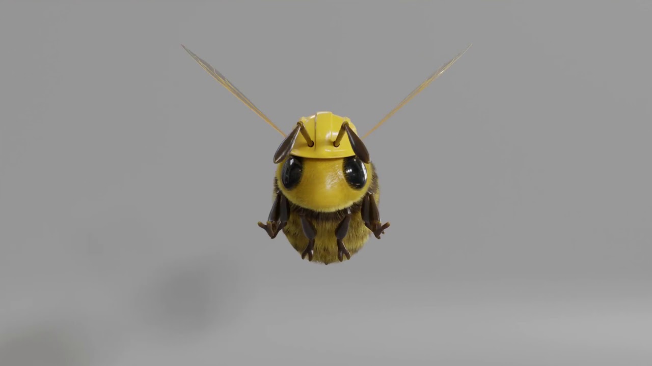 Bee character turntable