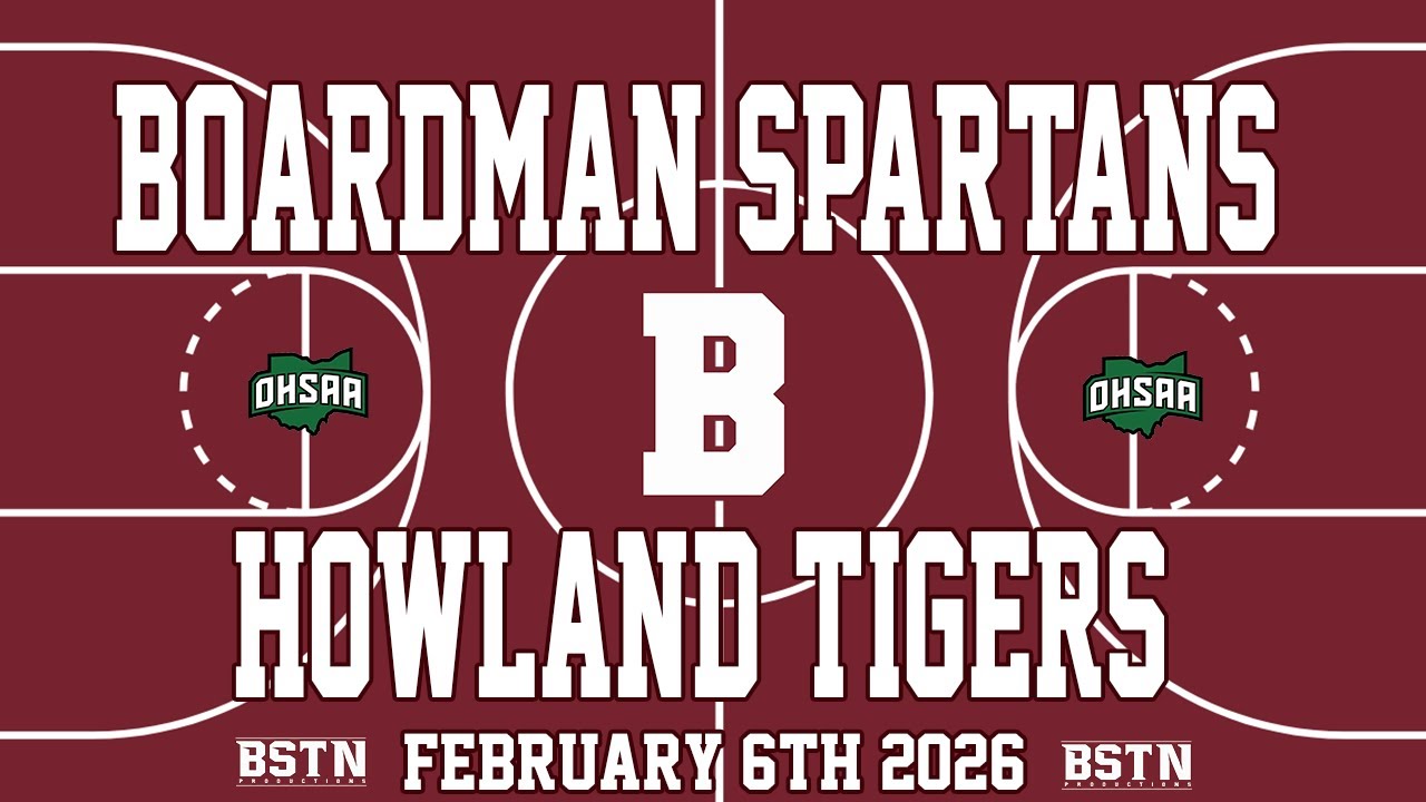 Howland Tigers vs Boardman Spartans (Boys Basketball) - 02/06/2026