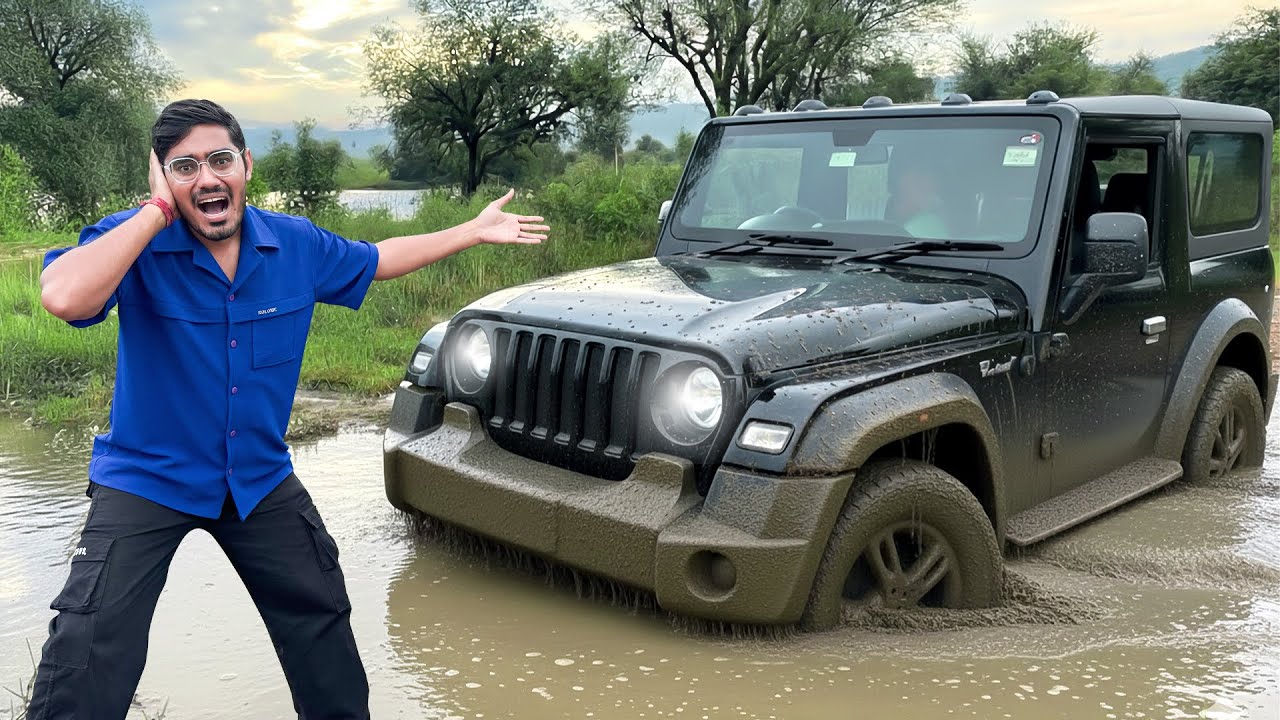 Jungle Me Thar 4x4 Fas Gayi🥵- Off Roading Adventure 