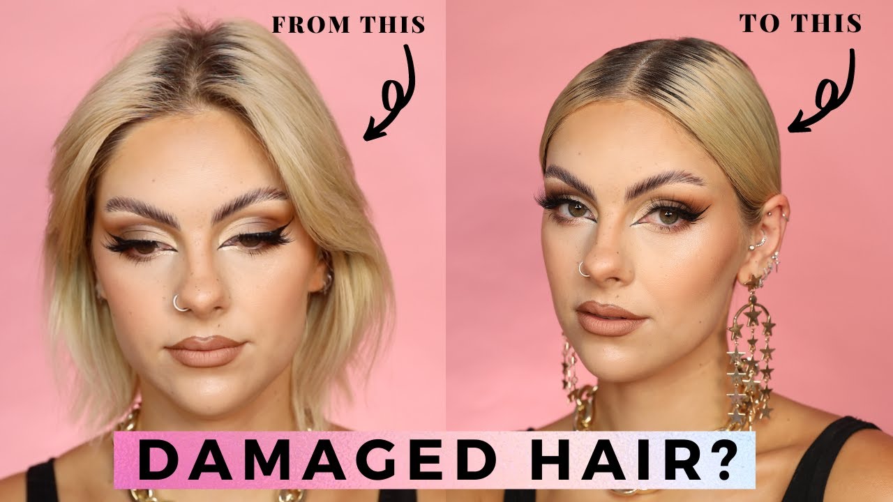 How I'm Styling My Damaged Short Hair