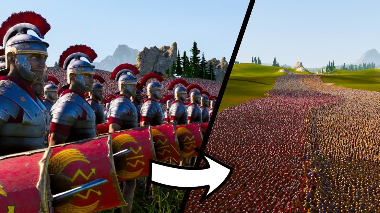 Can 100,000 Romans Beat 100,000 Spartans? - Ultimate Epic Battle Simulator 2