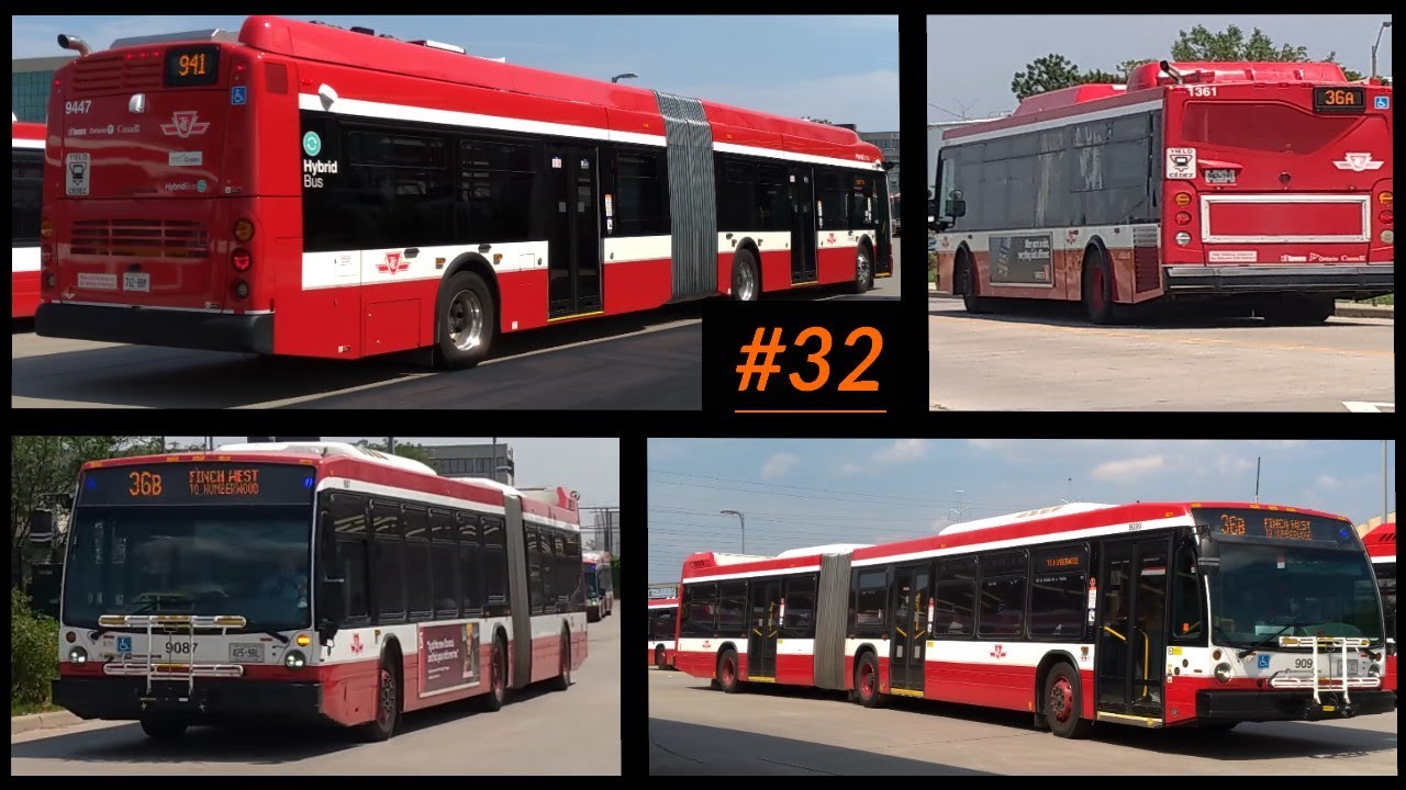 FINCH WEST - TTC Bus Compilation #32