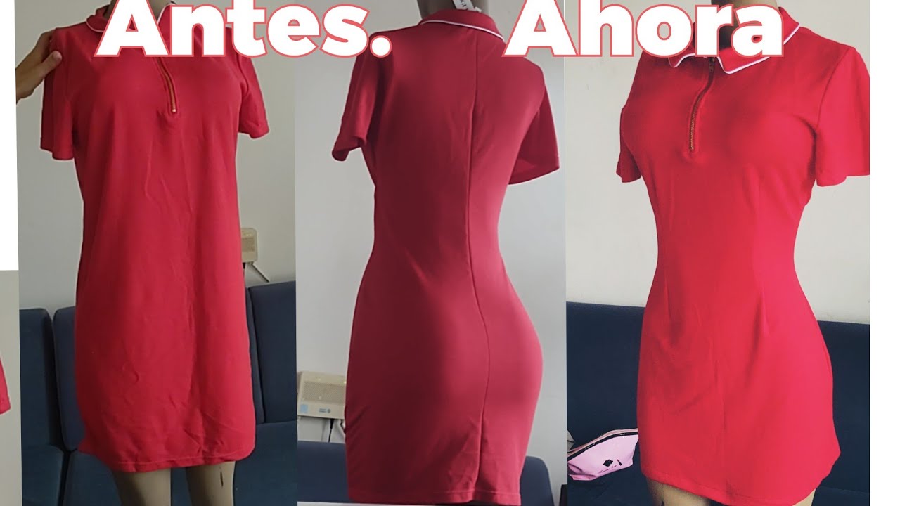 cómo reducir de cintura un vestido aquí té enseño