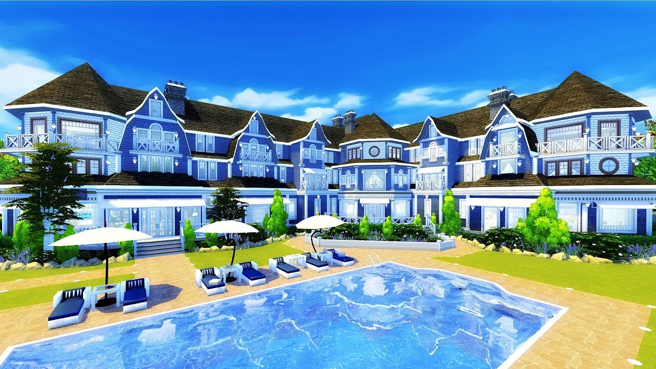 The Sims 4 | BAYVIEW HOTEL| Speed Build