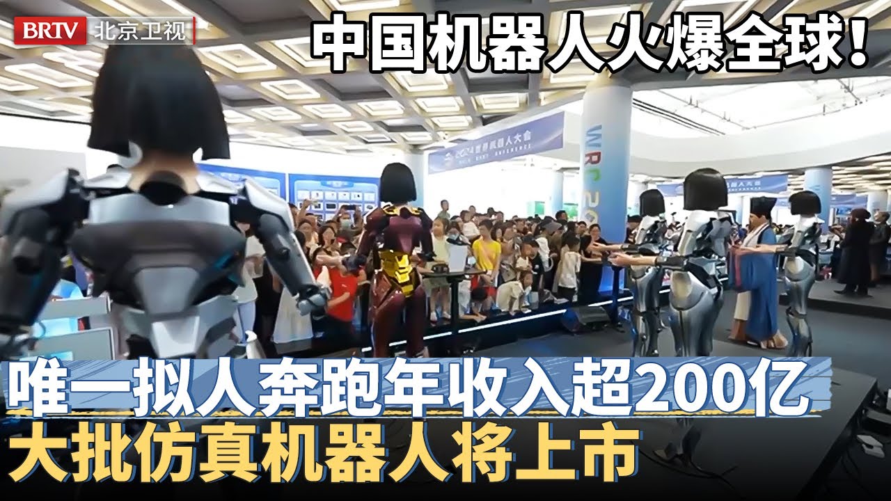 中国机器人火爆全球！唯一个拟人奔跑，年收入超200亿市场第一，大批仿真机器人即将上市，外媒：中国即将改变世界！【京津冀大格局】