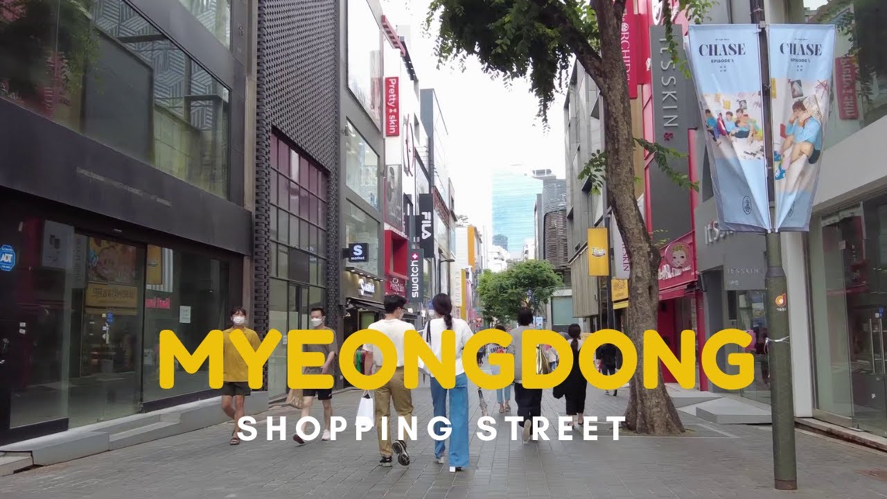 [4K] SEOUL WALK - EMPTY MYEONGDONG STREET 2021