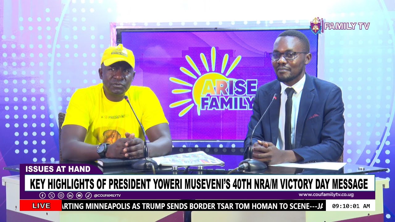 Key Highlights of President Yoweri Museveni's 40th NRA/M Victory Day Message