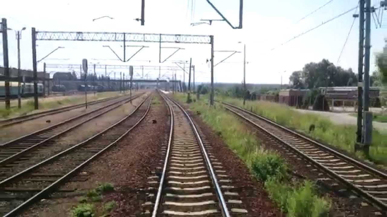 Odcinek Świnoujście - Szczecin P.Centralny - Szczecin Główny z tyłu TLK Gałczyński