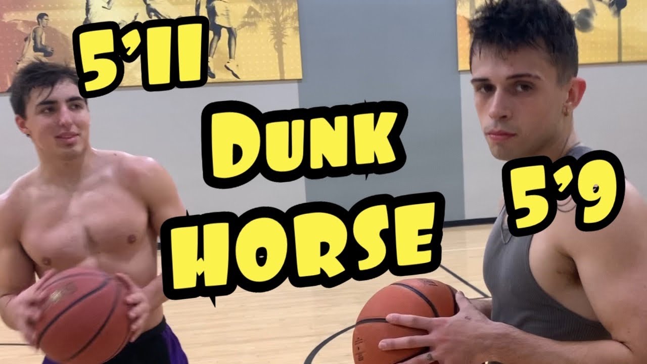 Crazy Game Of Dunk HORSE: 5'9 VS 5'11
