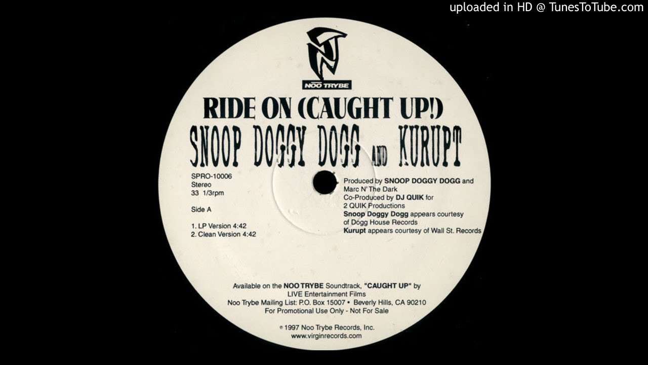 Snoop Dogg and Kurupt - Ride On (Caught Up) - Acapella