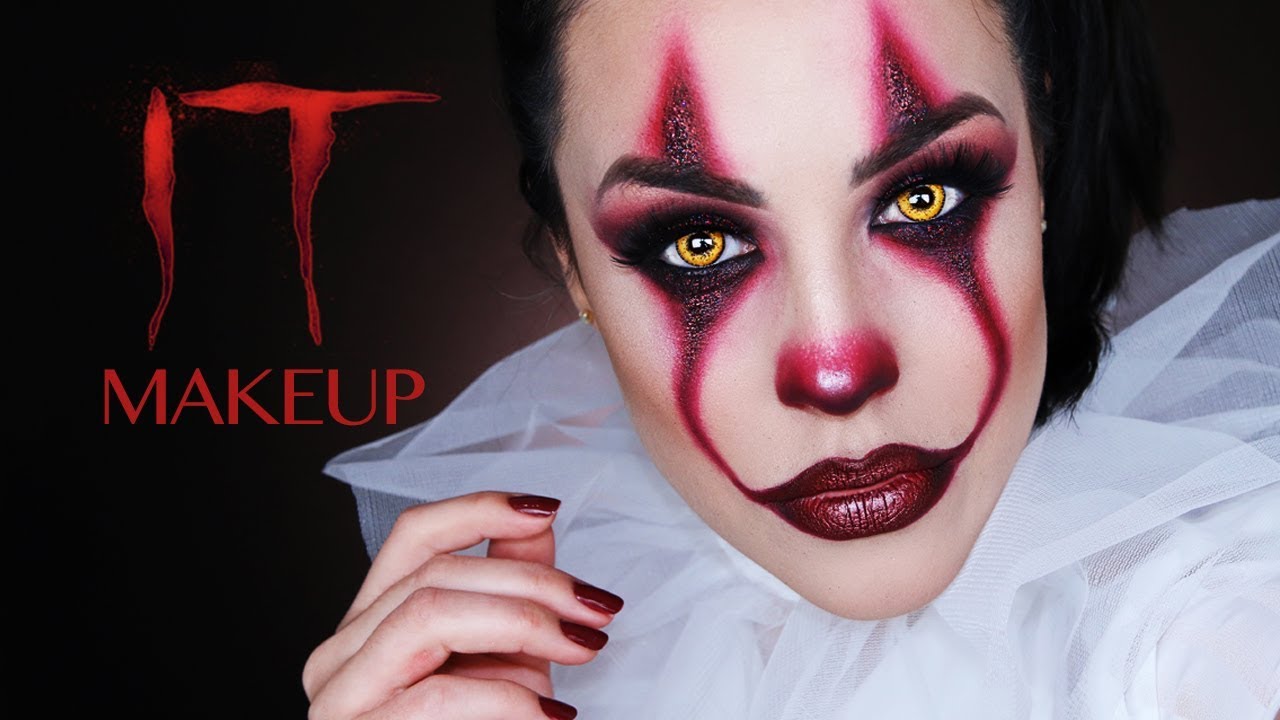 MAQUIAGEM PENNYWISE - IT A COISA | HALLOWEEN #TRANSFORMAÇÃO