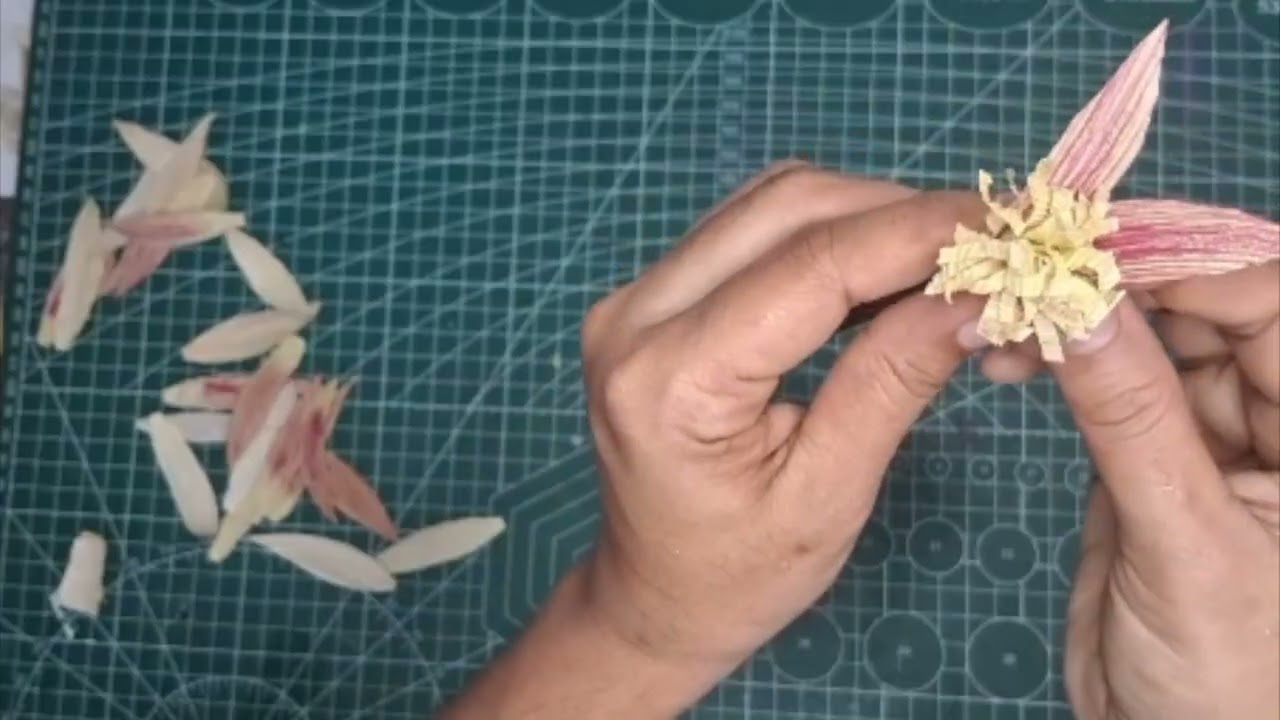 Corn peel Flower /craft ideas