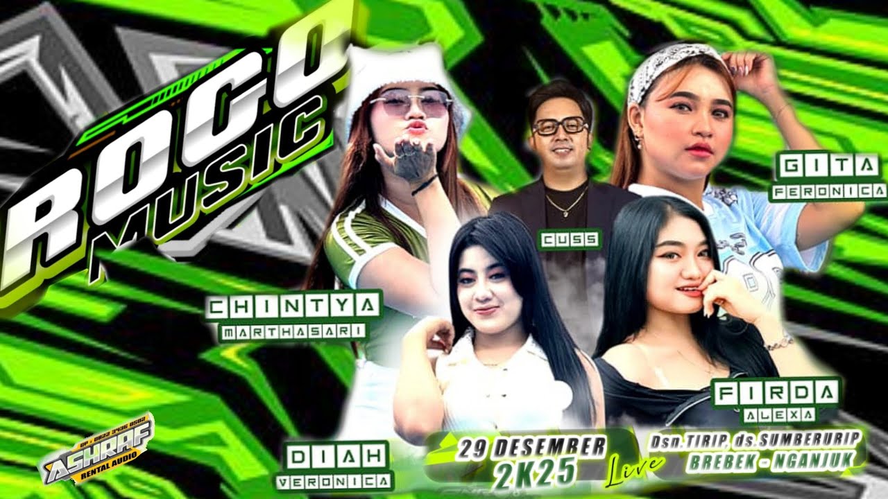 Live ROGO MUSIC Tirip Sumberurip Berbek Nganjuk ASHRAF AUDIO