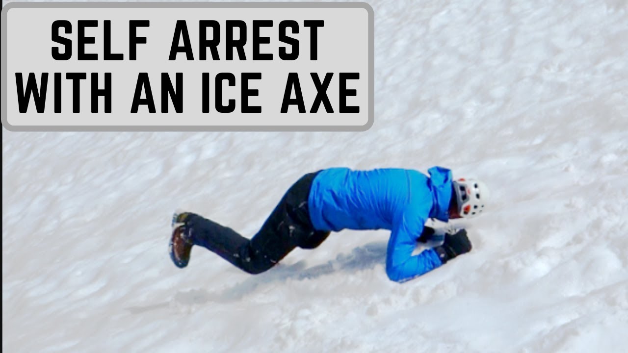 Self Arrest and Team Arrest with an Ice Axe